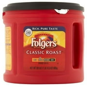 Folgers Classic Roast Ground Coffee, Medium Roast, 30.5 Ounce (Classic Roast, (2 Pack))