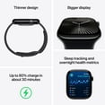 thumbnail image 4 of Apple Watch Series 10 GPS 46mm Silver Aluminum Case with Denim Sport Band - M/L, 4 of 10