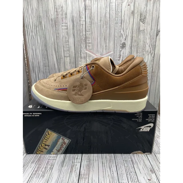 Ni - ke Ni - ke Air Jordan 2 Retro Low SP Two 18 Rocky Tan Men Size 6.5/Women Sz 8 No Lid
