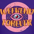 thumbnail image 3 of CafePress - Retro 80S Weekend Forever T Shirt - Dark T-Shirt Kids XS-XL, 3 of 4