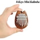 thumbnail image 1 of Mini kalimba de 8 teclas de madera de caoba de alta calidad, 1 of 5
