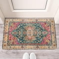 thumbnail image 2 of Retro Door Mat, 17 X 30 Inch Boho Orange Farmhouse Cute Tribal Aesthetic Welcome Doormat Decorative Home Floor Mat, Non Slip Rubber Back and Strong Water Absorption for Outdoor Indoor Entrance Decor, 2 of 6