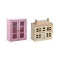 thumbnail image 1 of gabinete de ,Mueble de Armario Muebles de salón,Armario en miniatura para  1/12,miniaturas muebles de gabinete de mader Hugo gabinete de casa de muñecas, 1 of 10