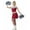 Purple, variant on Adult Sleeveless Cheerleader Costume