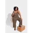 thumbnail image 5 of CASSIE LIZ Jumpsuit for Women Leopard Plus Size Cheetah Summer Jumpsuits Casual Spaghetti Strap Rompers Wide Leg Pants Overalls Dressy Trendy Outfits Clothes with Pocket XL 14W 16W, 5 of 8