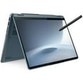 thumbnail image 3 of Lenovo Flex 7 14IRU8 82Y2 - Flip design - Intel Core i7 - 1355U / up to 5 GHz - Evo - Win 11 Home - Intel Iris Xe Graphics - 16 GB RAM - 1 TB SSD NVMe - 14" IPS touchscreen 2240 x 1400 (2.2K) - Wi-Fi 6E, Bluetooth - stone blue - kbd: US English, 3 of 8