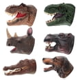 thumbnail image 5 of Maqueta de marioneta de mano con forma de dinosaurio de goma blanda, 14 x 19 cm, 5 of 5