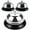 Argent, variante sur Miangastore 3 Pcs Sonnettes de Table Sonnettes de Service Sonnettes d'Appel Sonnettes de Cuisine Sonnettes de Table en Métal