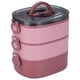 thumbnail image 1 of 2800ML Lunch Box Three Layer Large Capacity Portable Handle Food Grade School Students Bento Food Co, 1 of 5
