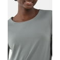 thumbnail image 4 of Avia Women's and Women's Plus Twist Back Top with Long Sleeves, Sizes XS-4X, 4 of 5