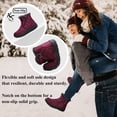 thumbnail image 5 of Women Winter Snow Boots, Warm Fur Lined Ankle Short Boots with Zipper, Outdoor Comfortable Non-Slip Waterproof Booties, 5 of 7