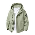 thumbnail image 1 of Chaquetas y abrigos casuales con capucha de manga larga para mujer, camisetas lisas, blusas de manga larga, blusas casuales, chaquetas cortavientos, chaquetas con capucha, conjuntos para senderismo al, 1 of 2