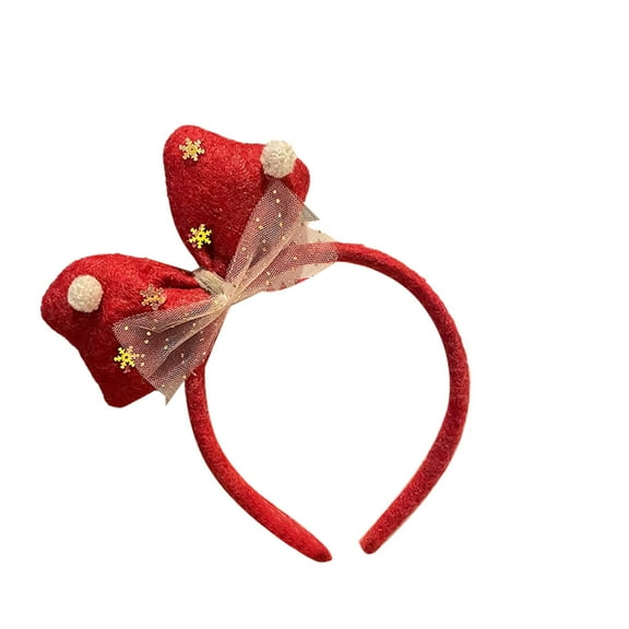 WEGFTDUOP Christmas Hair Bands For Kids Hair Accessories Hair Clips Holiday Gifts Antler Hair Clips Party Dress Up Headbands For Holiday Party Celebrations