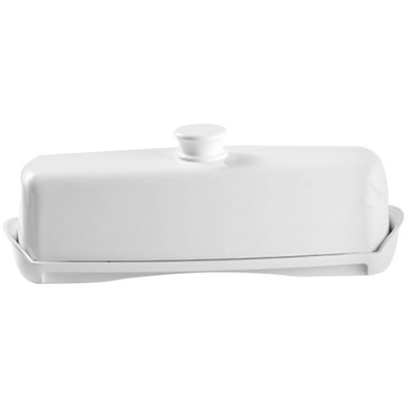 

Butter Crisper Plate Preservation Holder Bread Container Food with Lid European Keeper Banquet