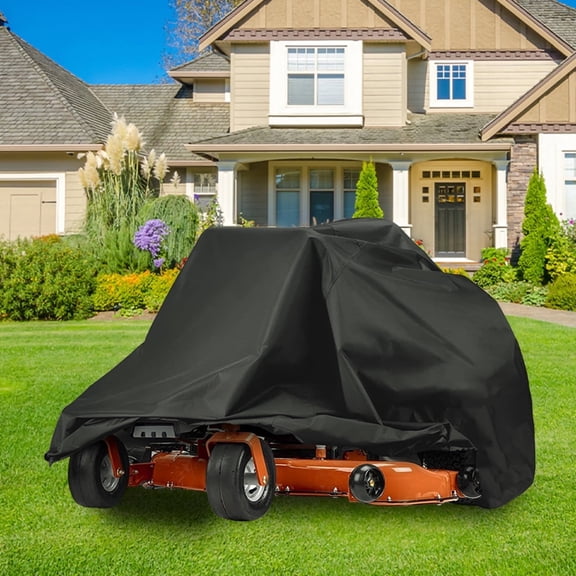 OPTUTUS Zero Turn Lawn Mower Cover 79 x 46 x 55 inch – Heavy Duty Waterproof Riding Mower Cover, Universal Fit for Greenworks, EGO, Craftsman, Honda and More