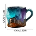 thumbnail image 2 of LLQkigsxse Tasses à Café en Verre, Tasse à Café Unique en Résine, 2 of 8