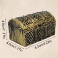 thumbnail image 3 of Chests 1pcs Vintage Jewelery Box Games Toy Set For Children Play Decor Store Gold Gems/ Pirate treasure chest toy treasure chest, 3 of 8