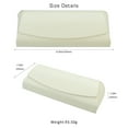 thumbnail image 2 of Portable Leather Spectacle Case Hard Shell, Compression-Resistant Sunglasses Bag, Lightweight unisex Spectacle Case(Light yellow), 2 of 6