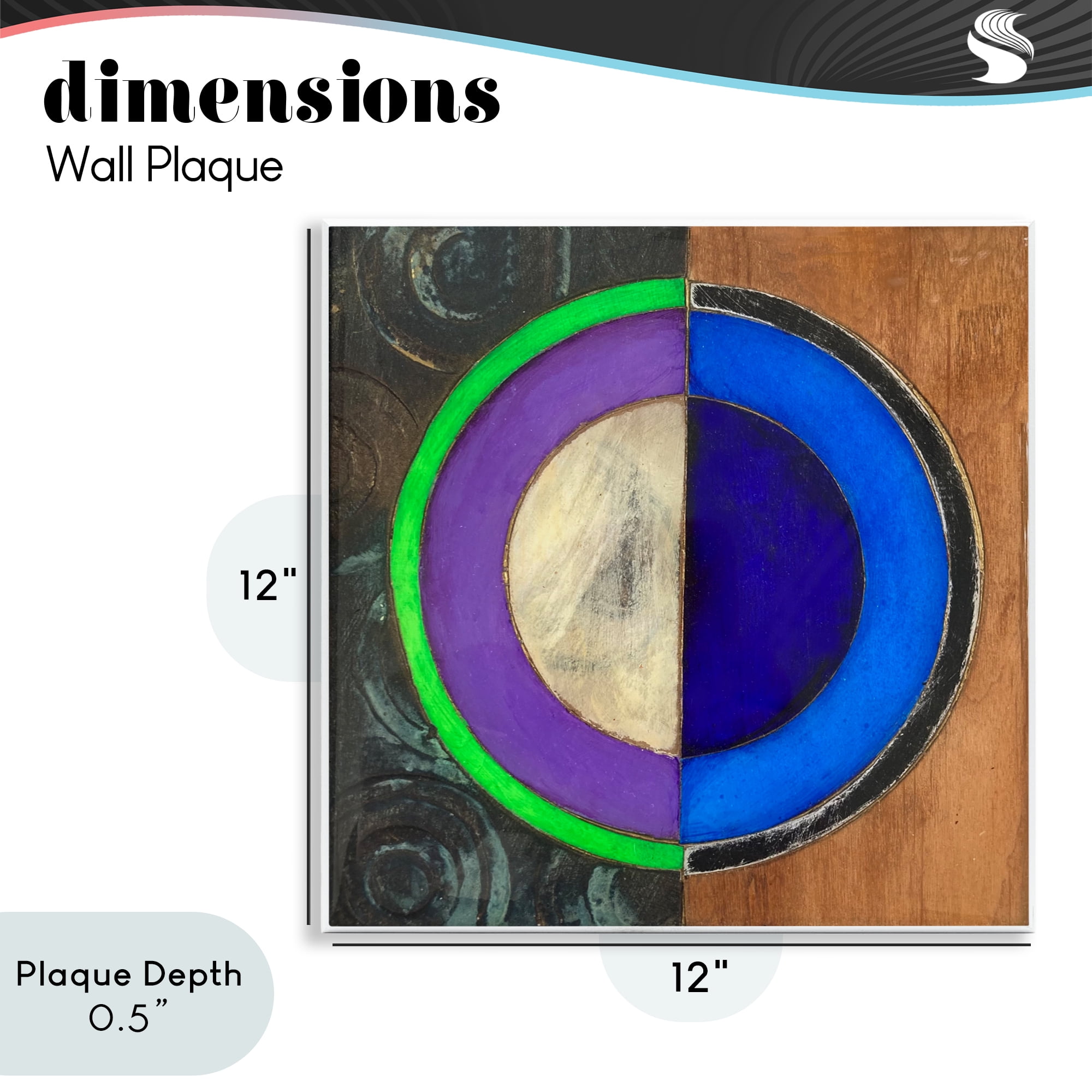 Stupell Industries Rustic Circular Balance Wall Plaque Art, design by Matthew Finger