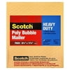 Scotch Plastic Bubble Mailer, 8.5 in. x 11 in., Yellow, 1/Pack