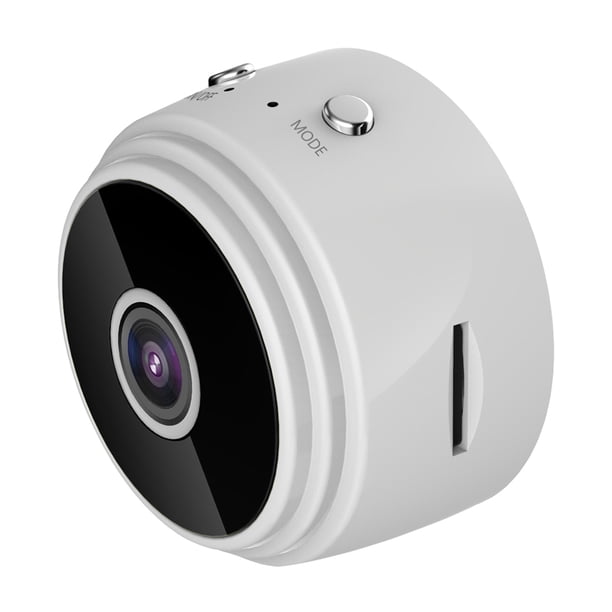A9 Mini Cámara 720P HD Visión Nocturna WiFi Videocámaras Vigilancia (Blanco)