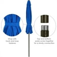 thumbnail image 4 of Sunnydaze 93.5" Pacific Blue Solid Octagon Market Umbrella, 4 of 9