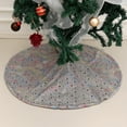 thumbnail image 4 of Christmas Decorations Christmas Tree Skirt Velvet Soft Bedroom Tree Mats Christmas Tree Bottom Decoration for Xmas Holiday New Year Home Party Decorations 35.43inch, 4 of 7