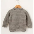 thumbnail image 2 of Woonie Handmade Full Sleeves Rainbow Applique Cardigan-Grey, 2 of 3