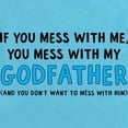 thumbnail image 2 of CafePress - You Mess With My Godfather Body Suit - Cute Infant Bodysuit Baby Romper - Size Newborn - 24 Months, 2 of 3