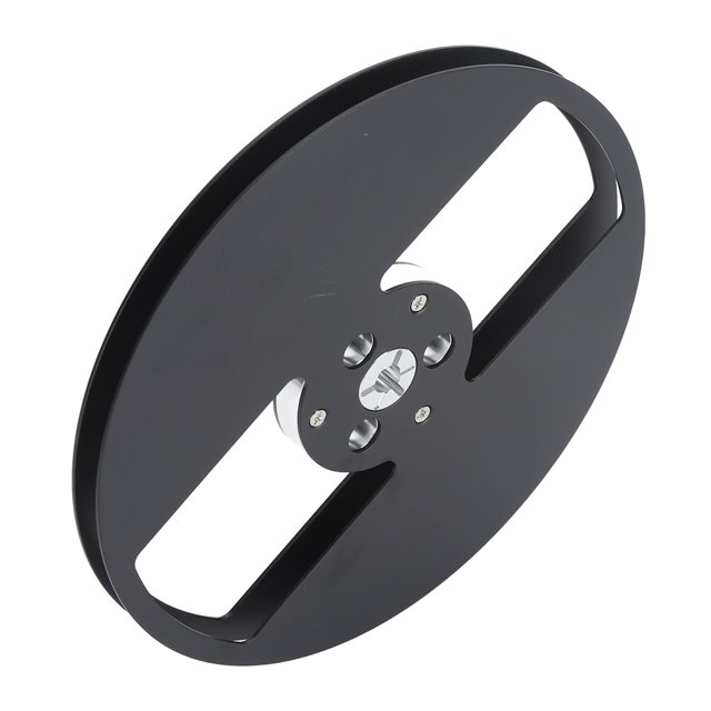7 Inch 1/4 Empty Take Up Reel to Reel Hub, 1/4 7 Inch Nab Aluminum Metal Reel Audio Tape 2 Holes Empty Tape Reel for Recording Open Reel Takeup Reel Machine