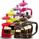 thumbnail image 4 of Ovente Cafetera de prensa francesa, té y espresso, vidrio de borosilicato resistente al calor con sistema de 4 filtros de acero inoxidable, jarra portátil sin BPA, perfecta para cerveza fría y calient, 4 of 5