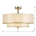 thumbnail image 3 of Crystorama Lighting - Five Light Ceiling Mount - Ceiling Mount - Luxo - Five, 3 of 5