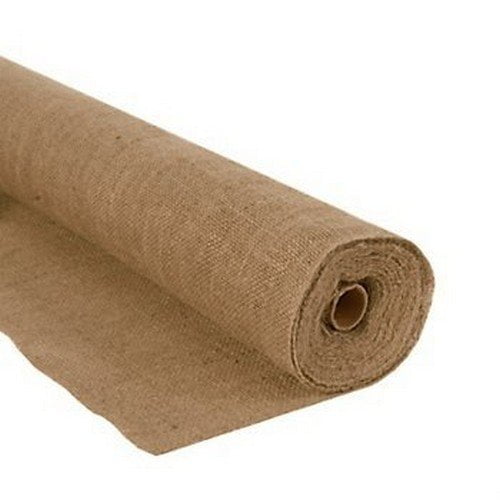 11oz NoFray hessian cloth 150' Jute Burlap Fabrics Roll Wide 40 inch x 50 Yards 