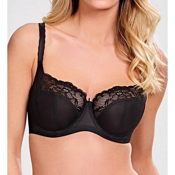 PANACHE Black Jasmine Balconnet Underwire Bra, US 38DD, UK 38DD, NWOT