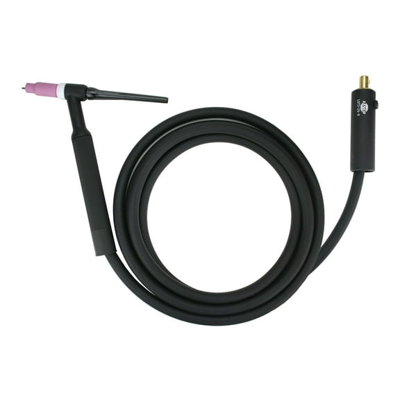 26 Series - 200 Amp - Air Cooled - TIG Torch - 12.5 feet 1-Piece Cable - INLINE Gas Dinse 35-70 Connector - (Welders with Gas Solenoid)
