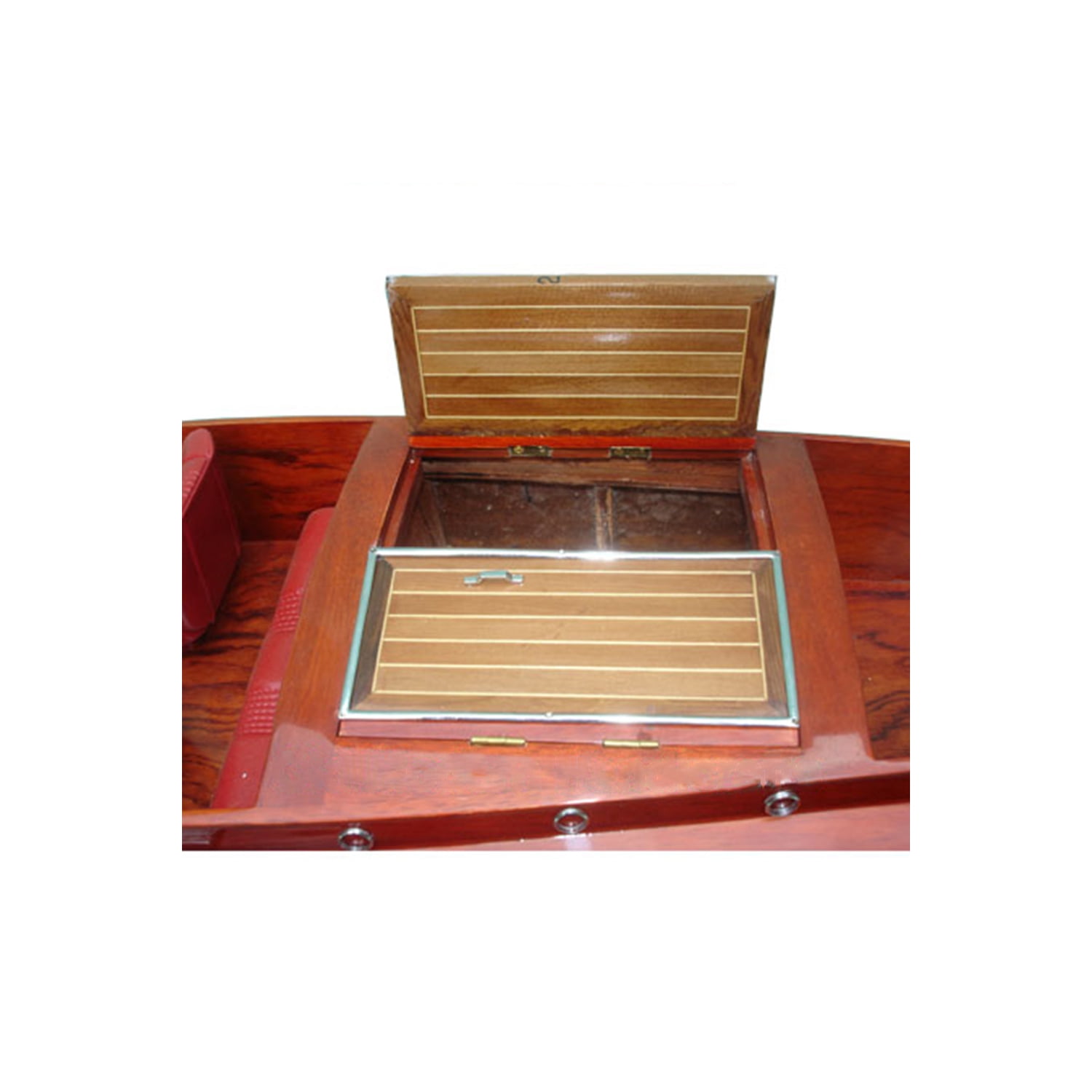 Old Modern Handicrafts Chris Craft Runabout Painted Ready for RC Medium Speedboat Model