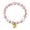 D, variant on YYKihy Porcelain Beaded Bracelet Stainless & Alloy Charms (Heart Butterfly Cross) For Retro Daily Styling