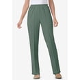 thumbnail image 2 of Woman Within Plus Size Knit Hassle-Free Pull-On Elastic-Waist Pants, 2 of 4