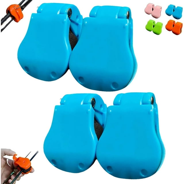 Support de Canne Multifonction - Porte-Canne Sécurisé et Organiseur Sans Nœuds pour Cannes à Pêche, Attaches de Matériel Porte-Câbles Ajustement, Protection Résistante à la Pression, Bande Haute Élasticité, Clips de Canne en Caoutchouc