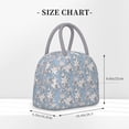 thumbnail image 2 of Fotbe Lily Flower Bolsa de Almuerzo con Estampado, Lonchera Aislada, Contenedor de Comida Reutilizable Tipo Cooler a Prueba de Fugas, 2 of 6