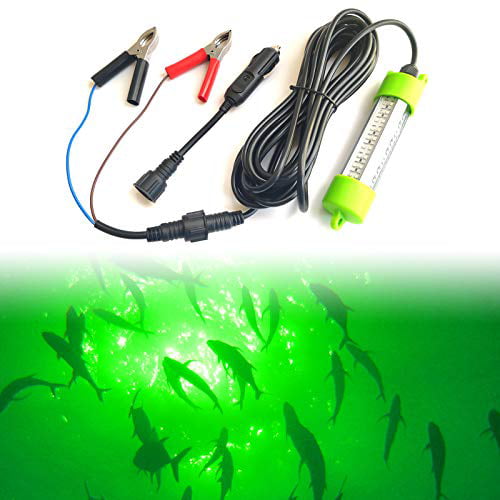 Details about   Portable Squid Shape Green Light Fishing LED Bait Underwater Lamp Device W/Hook