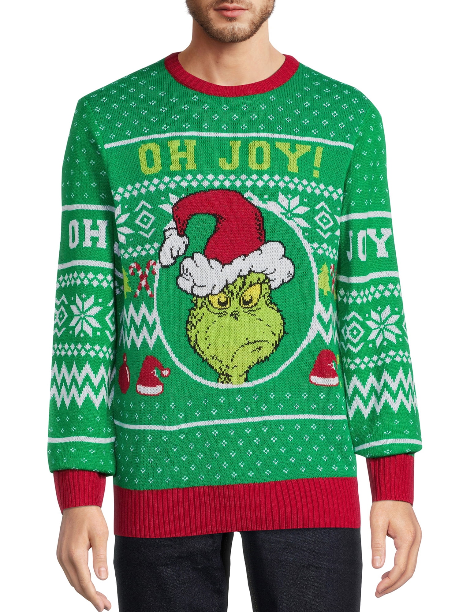 grinch ugly sweater for women