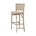 thumbnail image 6 of Linon Keira Folding Bar Stool with Fabric Padded Seat and Back in Graywash Wood, 6 of 17