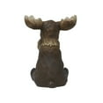 thumbnail image 2 of Hi-Line Gift Ltd. Sitting Moose Garden Statue Decor, 2 of 5