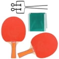 thumbnail image 1 of High Elastic Rubber Sheet Table Tennis Set, Double Sides Cover  Pong Racket, Pen-hold Grip/shakehand Grip Practice And Casual Play For Adult And Children Table Tennis Bat Set, 1 of 8