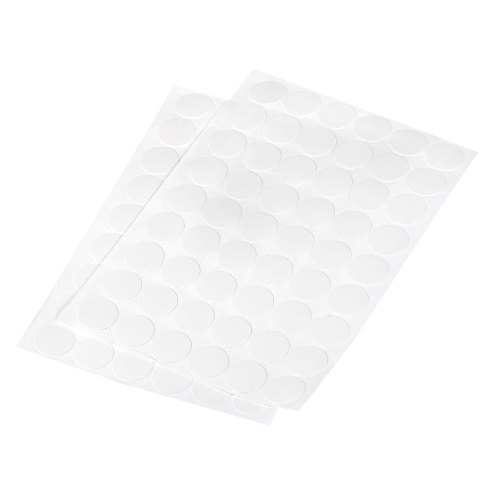 Uxcell 21mm Dia PVC Self Adhesive Screw Hole Cover Stickers White 4