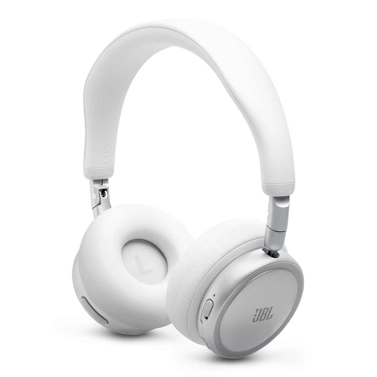 JBL Live 680NC Wireless Over-Ear Noise Cancelling Headphone Bundle with gSport Case (White)