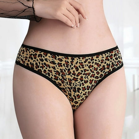 

Leopard Print Women Translucent Underwear Sheer Lace Tank Lace Sexy Underpant