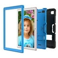thumbnail image 4 of Cover for Dragon Touch Notepad 102 Tablet SOATUTO Heavy Duty Kids Friendly Sturdy Case For Teclast P20hd / Pritom Tronpad L10 / Welcool Model WM1001T / Blackview Tab 8E / Ibbwb 10 inch - Black+Blue, 4 of 5