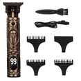 thumbnail image 1 of Minnieouse Cortadora de pelo recargable, recortadora de peluquería de mano, afeitadora de cejas, barberos, kit de máquina de aseo, suministros Juegos de afeitado Oro, 1 of 6